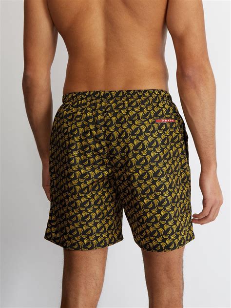 prada banana shorts